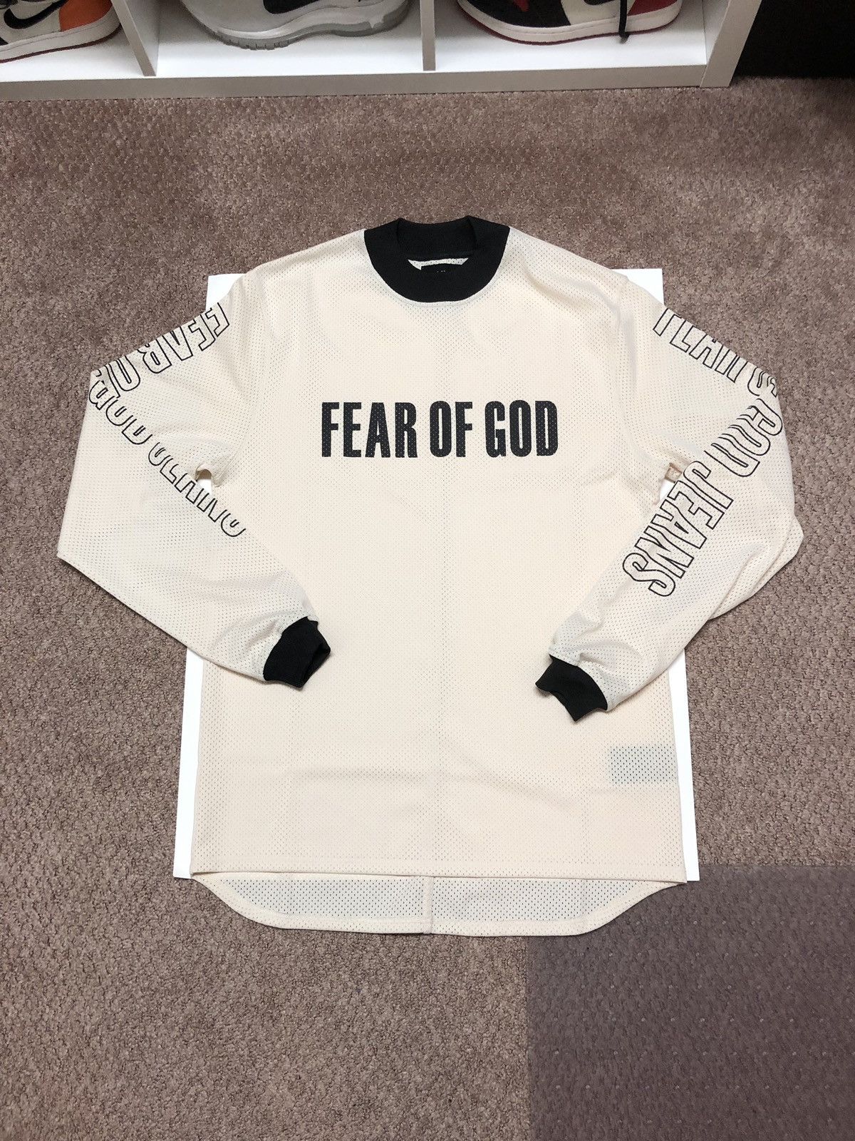 Fear of God Fear Of God Mesh Motocross Jersey Sand Fifth