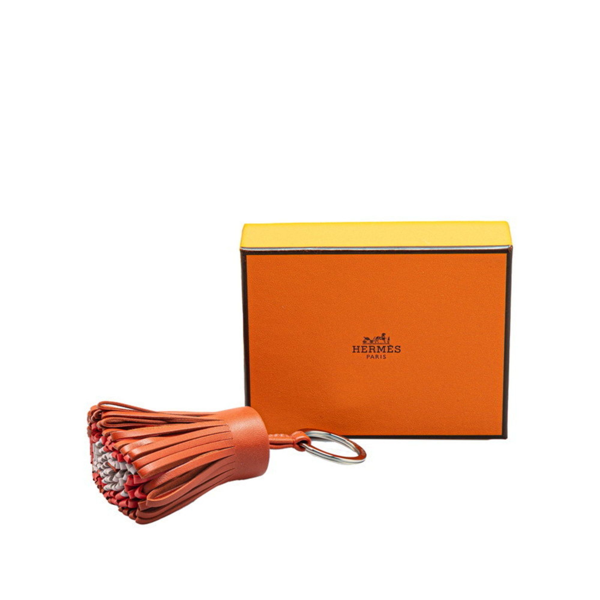 Hermes Hermes Carmen Keychain Bag Charm Carnelian Rose Texas Glycine Anjou Milo Women's HERMES Size ONE SIZE - 6 Thumbnail
