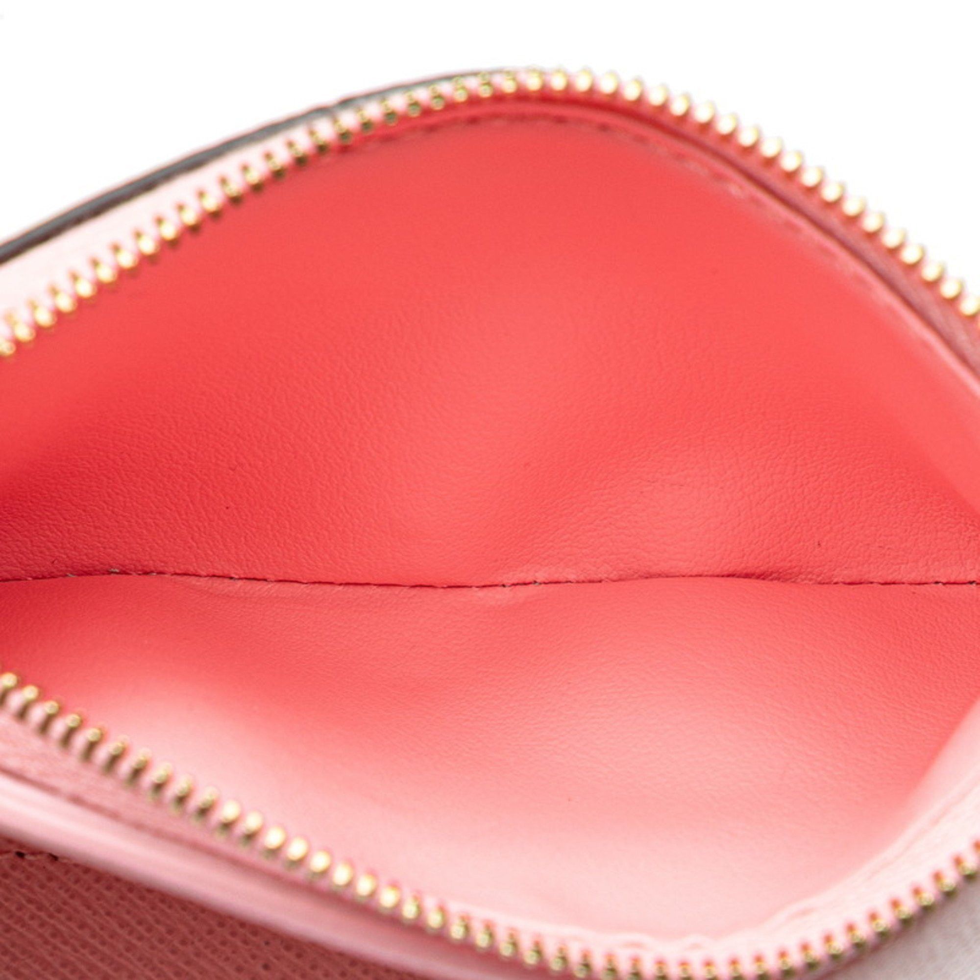 Louis Vuitton Monogram Portefeuille Victorine Vivienne Tri-fold Wallet M69754 Brown Rose Ballerine PVC Leather Women's LOUIS VUITTON