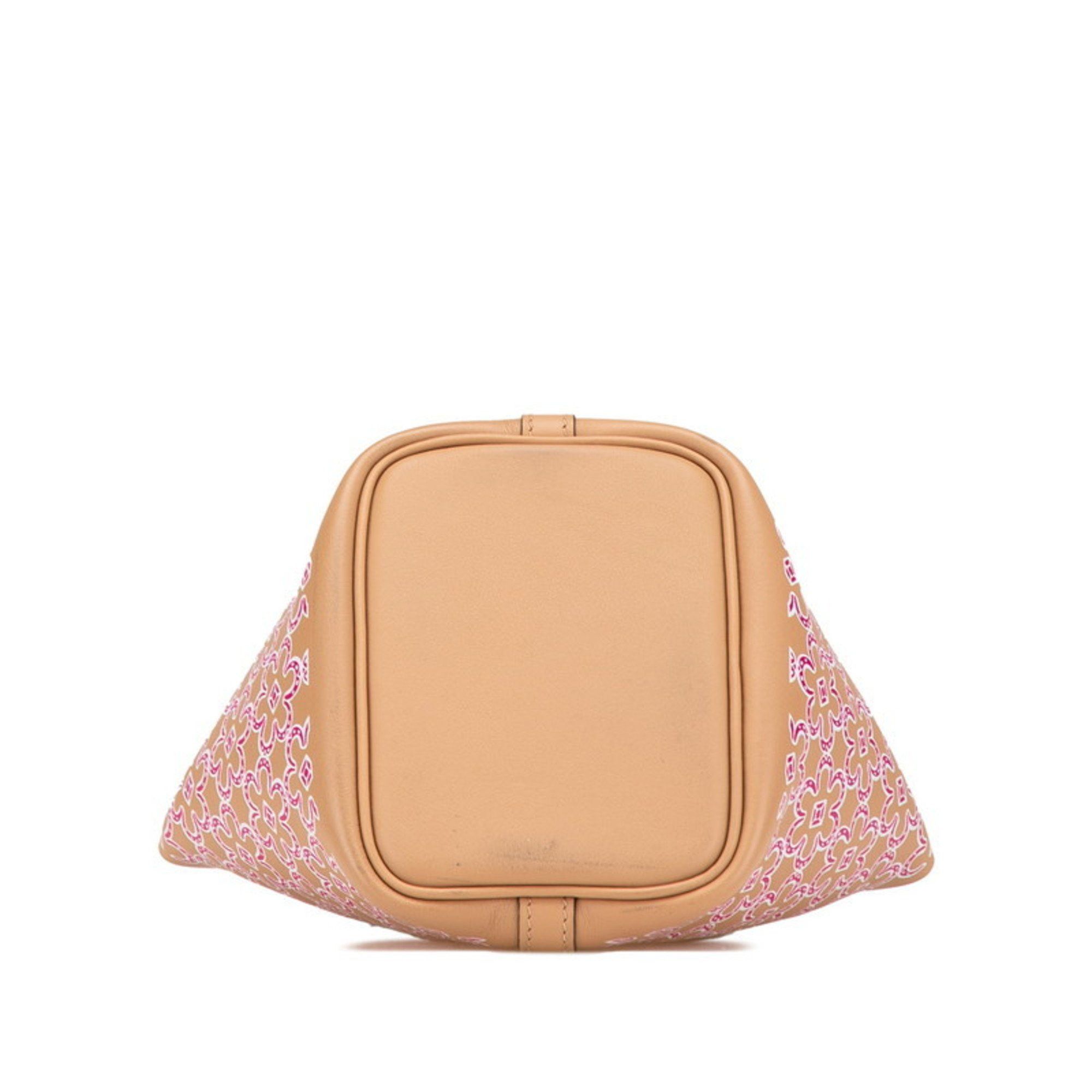 Hermes Hermes Picotin Lock Micro Lucky Daisy Handbag Chai Rose Swift Women's HERMES Size ONE SIZE - 3 Thumbnail