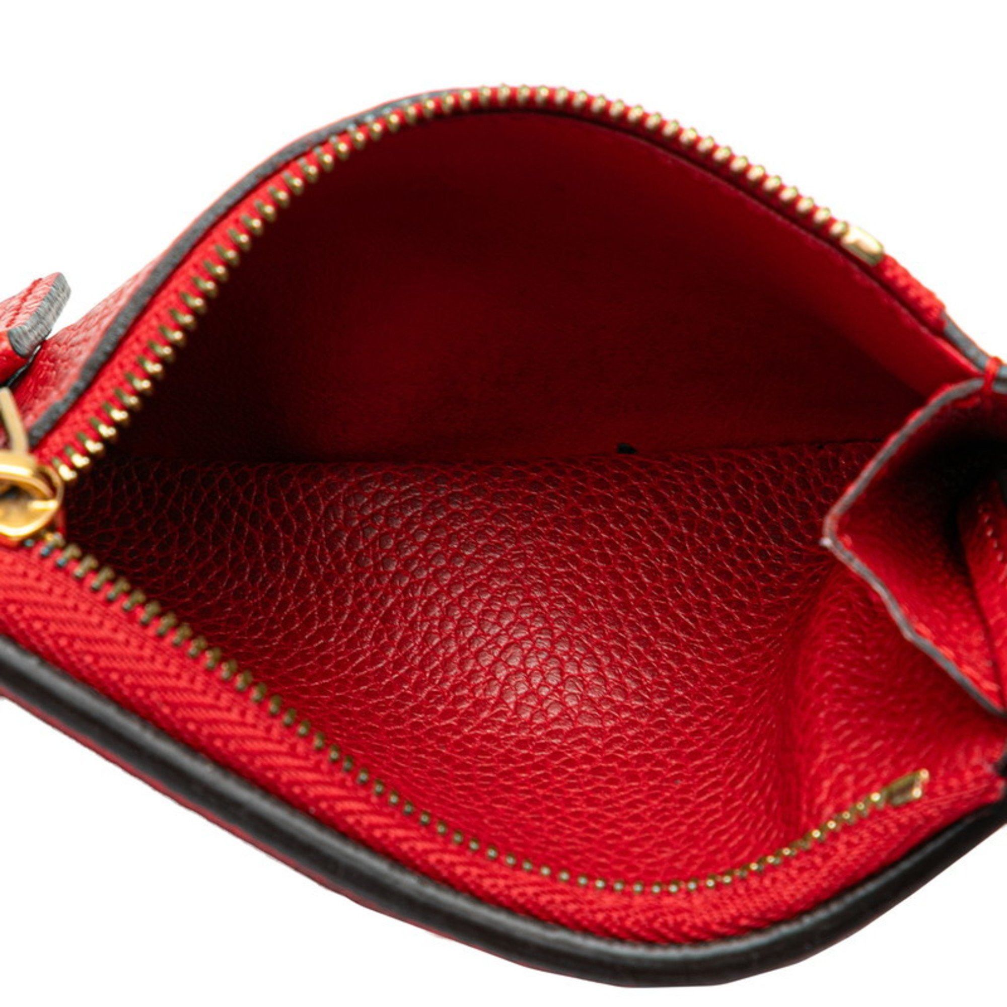 Louis Vuitton Louis Vuitton Monogram Empreinte Portefeuille Pont Neuf Tri-fold Wallet M62185 Red Cerise Leather Women's LOUIS VUITTON Size ONE SIZE - 8 Thumbnail
