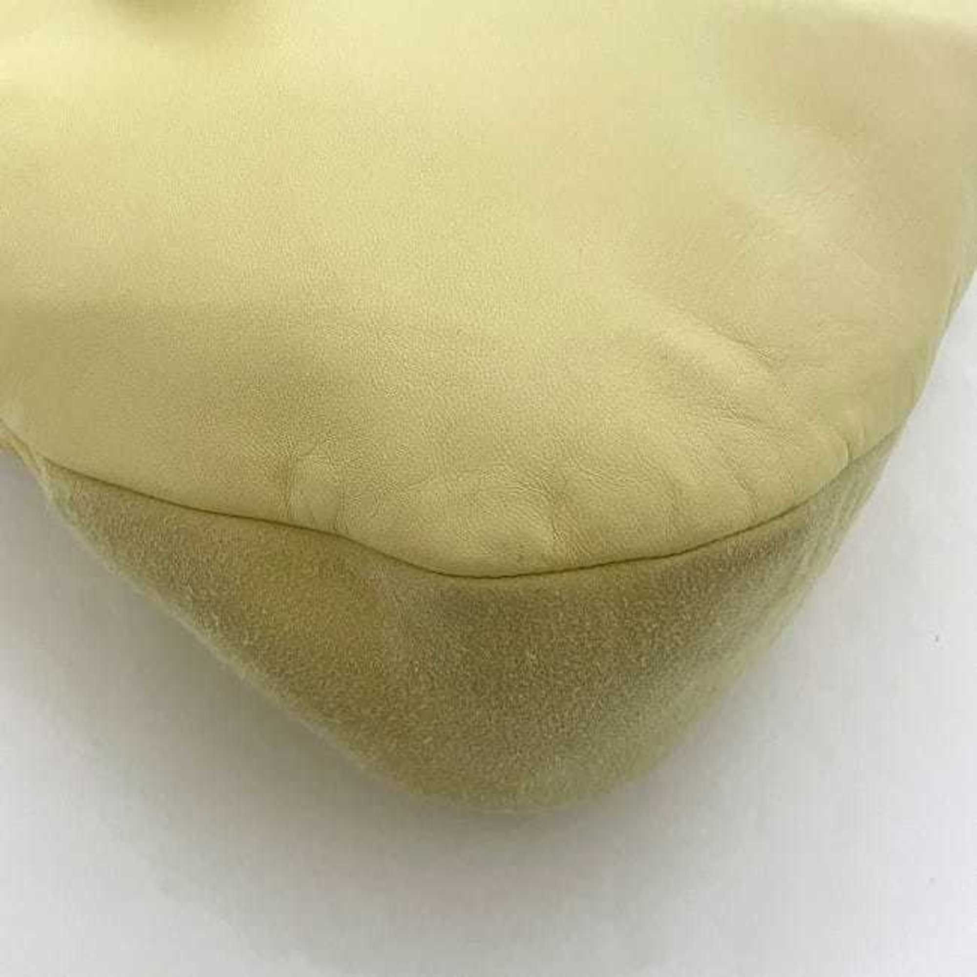 Loewe LOEWE handbag ec-23567 yellow anagram leather suede 050311 soft ladies tote bag ribbon genuine Size ONE SIZE - 5 Thumbnail