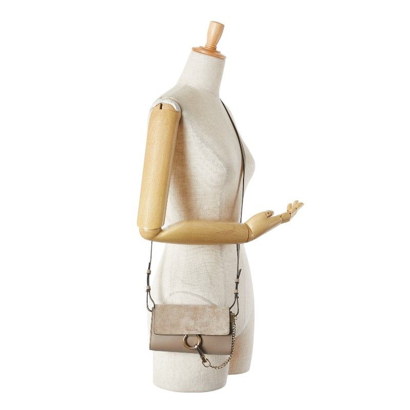 Chloe Chloe Chloe Faye Leather Suede Shoulder Bag Leather Crossbody Bag DUTY FREE for USA Size ONE SIZE - 10 Thumbnail