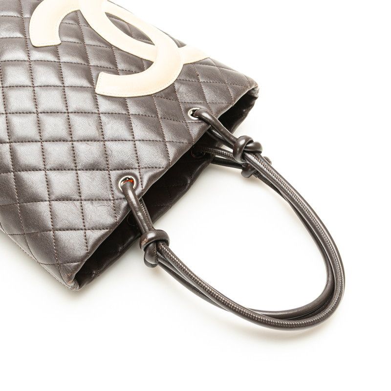 Chanel Chanel Chanel Cambon Line Lambskin Handbag Leather Tote Bag Size ONE SIZE - 8 Thumbnail