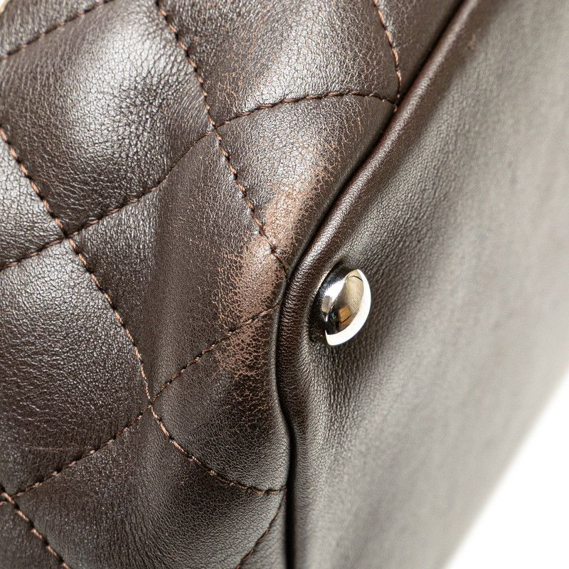 Chanel Chanel Chanel Cambon Line Lambskin Handbag Leather Tote Bag Size ONE SIZE - 5 Thumbnail