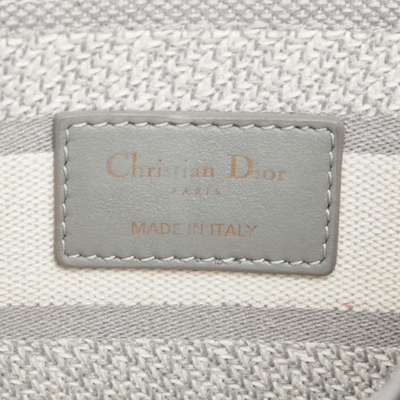 Dior Dior Dior Lady Dior Embroidery Canvas 2way Bag Canvas Shoulder Bag Size ONE SIZE - 12 Thumbnail