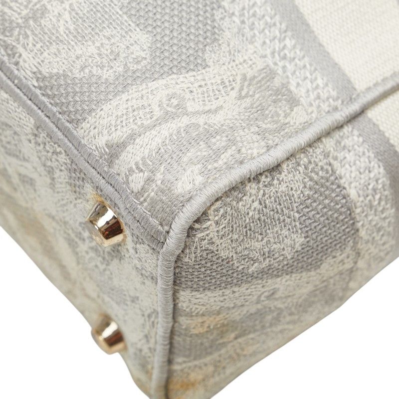 Dior Dior Dior Lady Dior Embroidery Canvas 2way Bag Canvas Shoulder Bag Size ONE SIZE - 7 Thumbnail