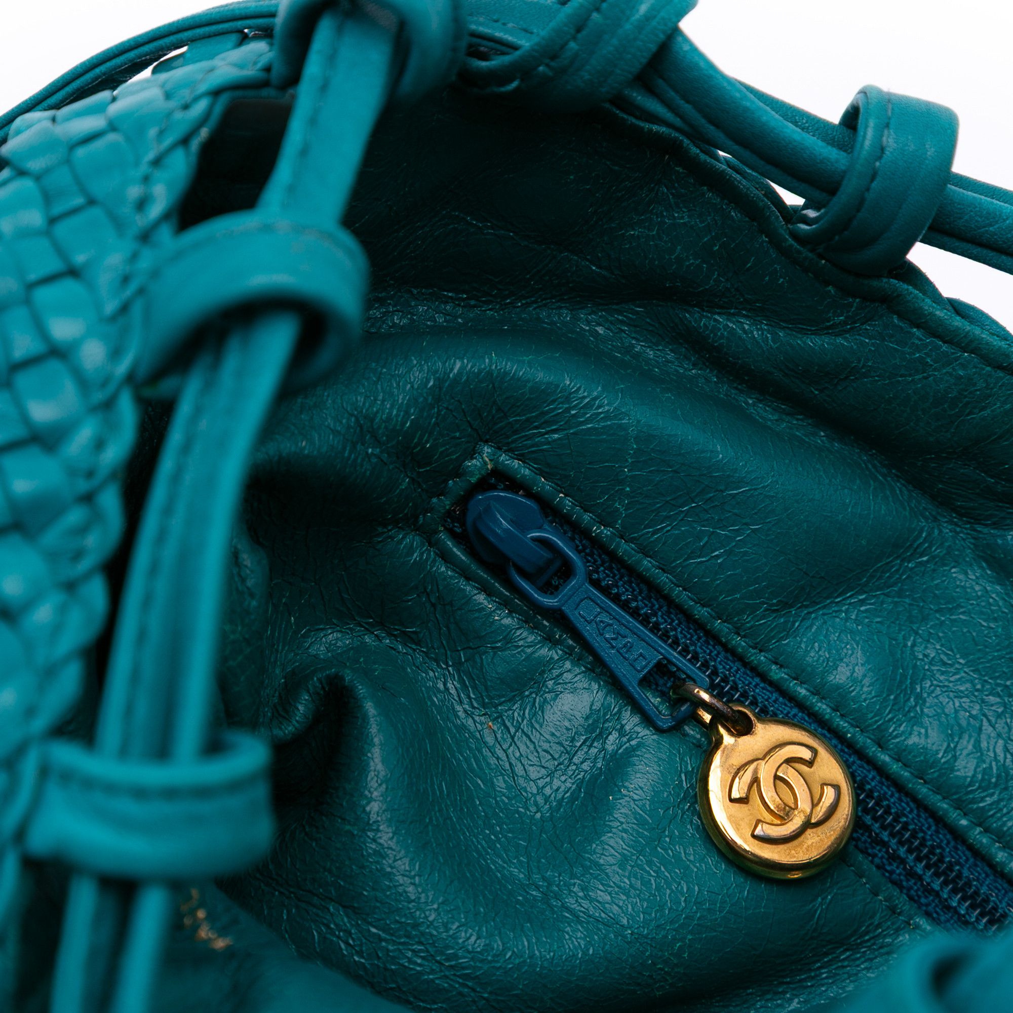 Chanel Chanel Woven Lambskin Drawstring Pouch Size ONE SIZE - 10 Thumbnail