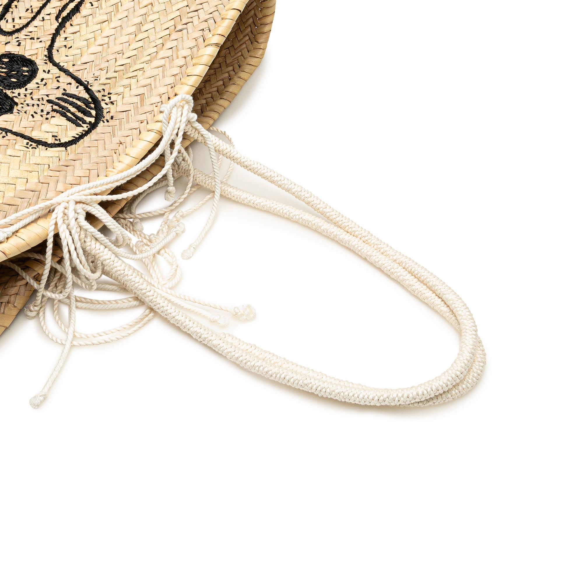 Celine Celine Andre Butzer Large Raffia Classic Wanderer Embroidered Shopping Tote Size ONE SIZE - 11 Thumbnail