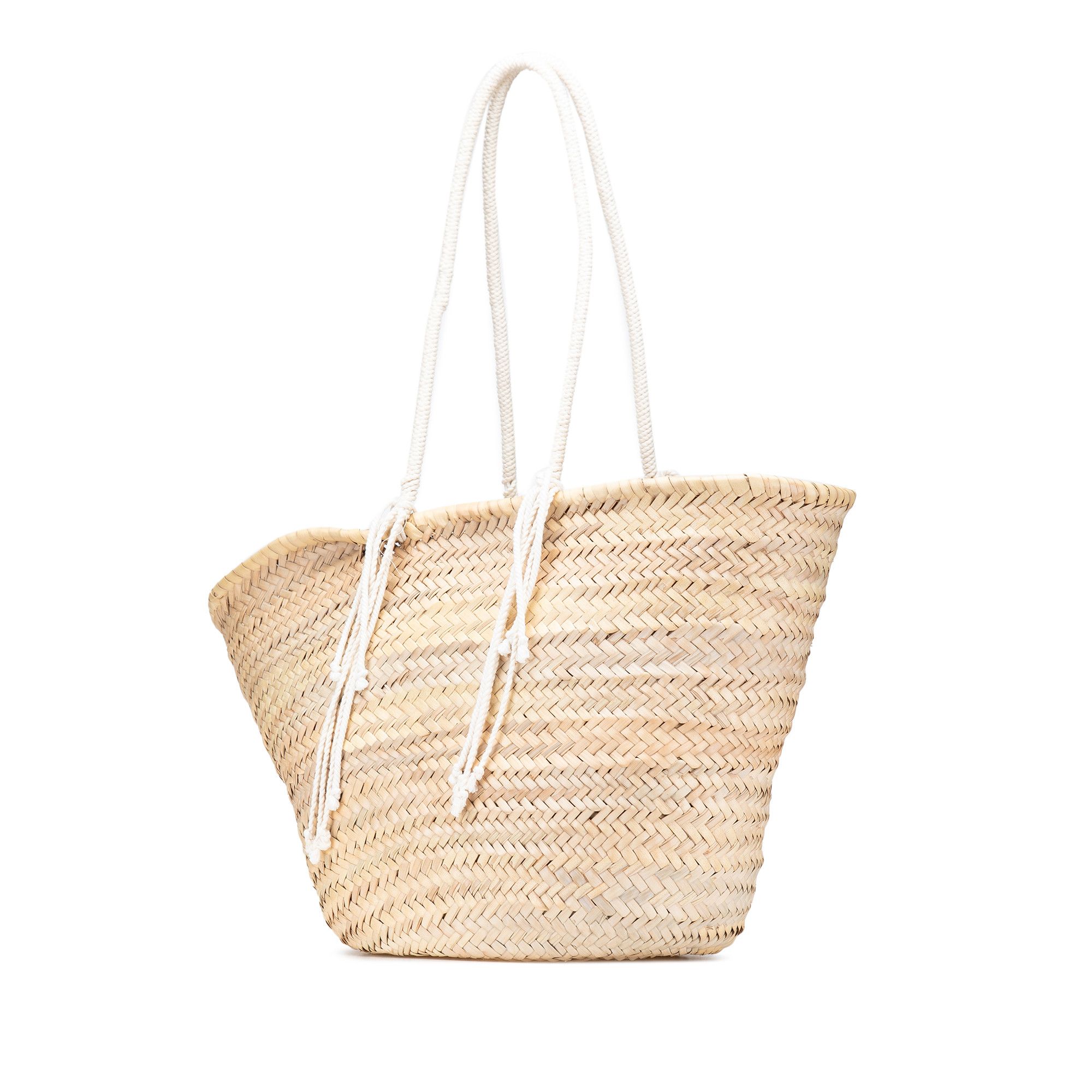 Celine Celine Andre Butzer Large Raffia Classic Wanderer Embroidered Shopping Tote Size ONE SIZE - 2 Thumbnail