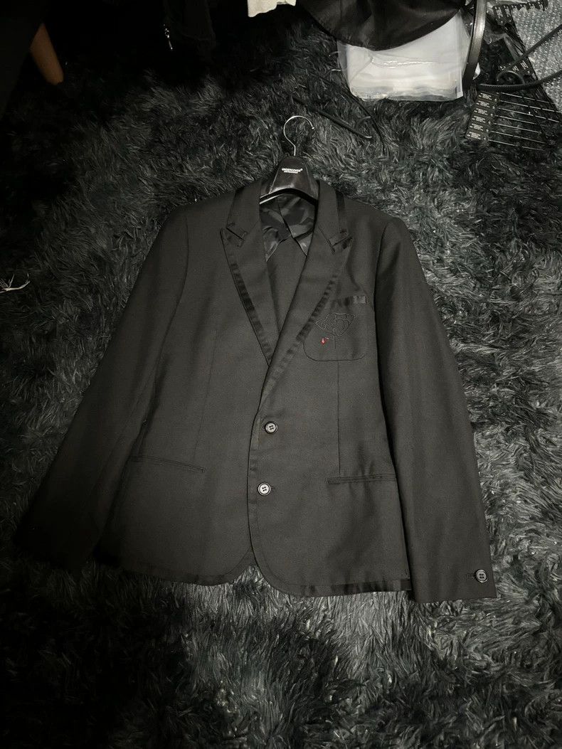 Undercover undercover purple archive embroidered suit jacket Size US M / EU 48-50 / 2 - 2 Thumbnail