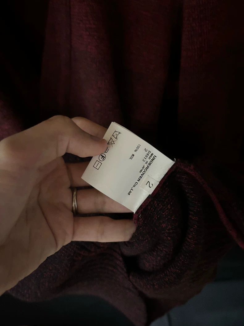 Undercover stylish gradient cardigan in red and black Size US S / EU 44-46 / 1 - 4 Thumbnail