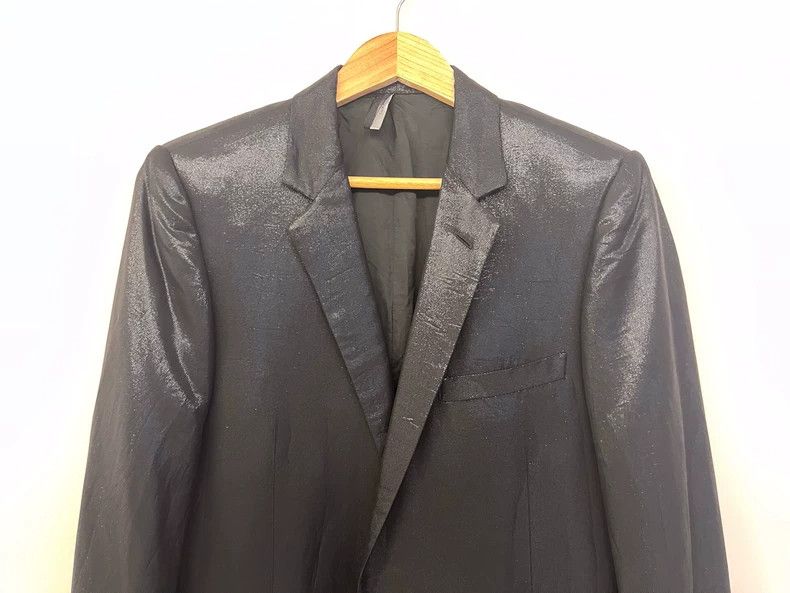 Dior dior homme shiny black suit jacket Size US M / EU 48-50 / 2 - 2 Thumbnail