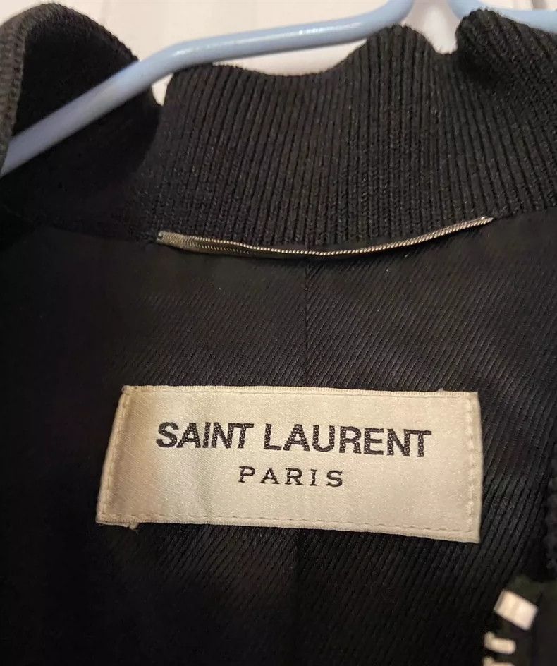 Saint Laurent Paris saint laurent shark bomber jacket Size US L / EU 52-54 / 3 - 3 Thumbnail