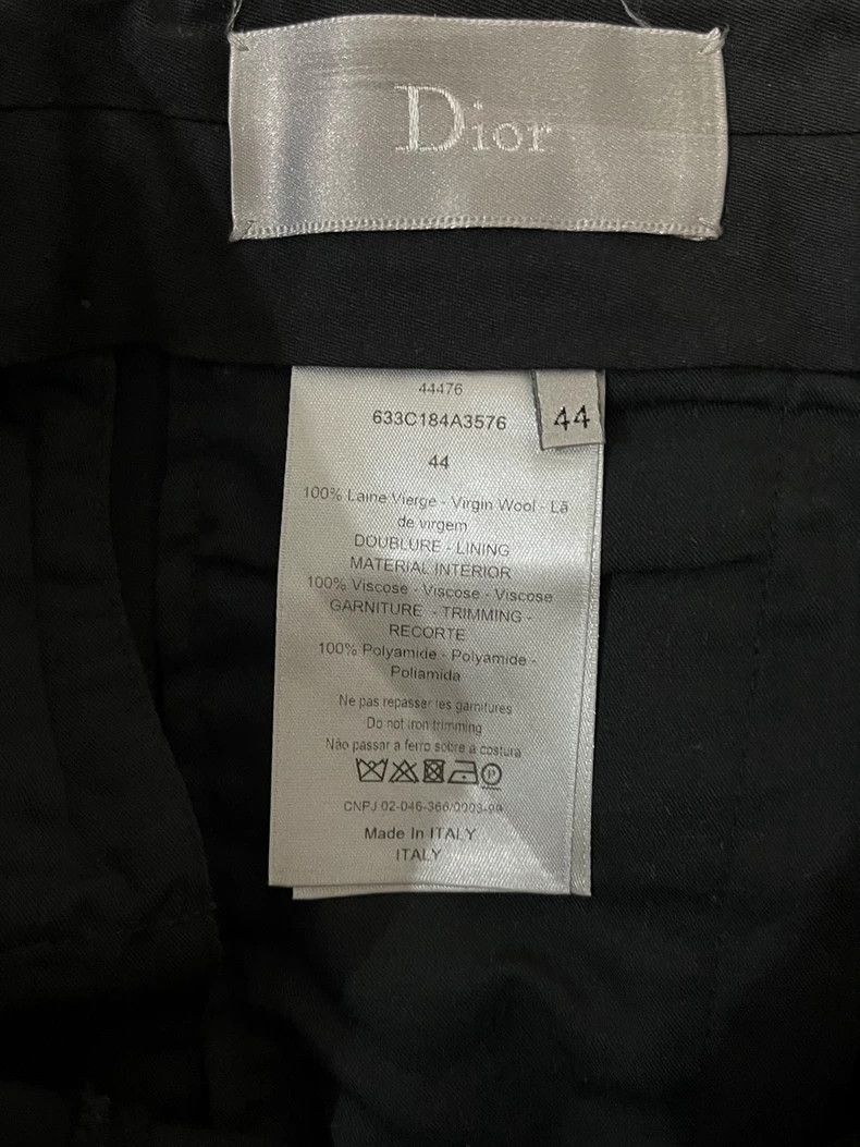 Dior Dior Wool Trousers with Colorful Belt Size US 31 - 5 Thumbnail