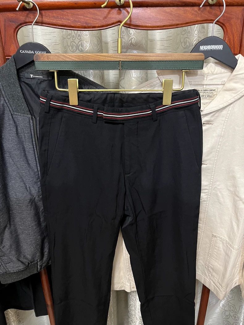 Dior Dior Wool Trousers with Colorful Belt Size US 31 - 3 Thumbnail