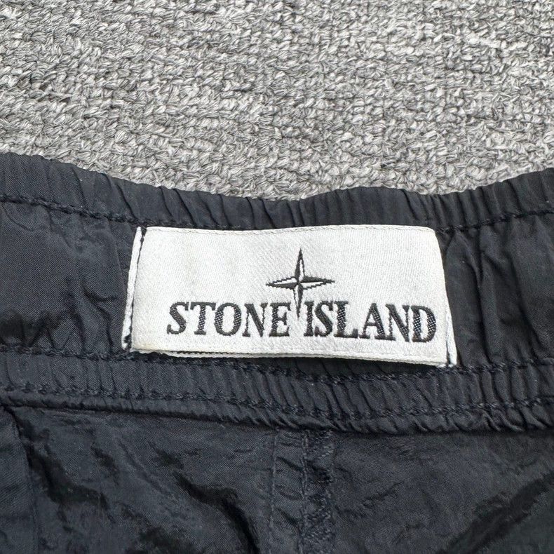 Stone Island Stone Island Black Nylon Sweatpants Size US 34 / EU 50 - 2 Thumbnail