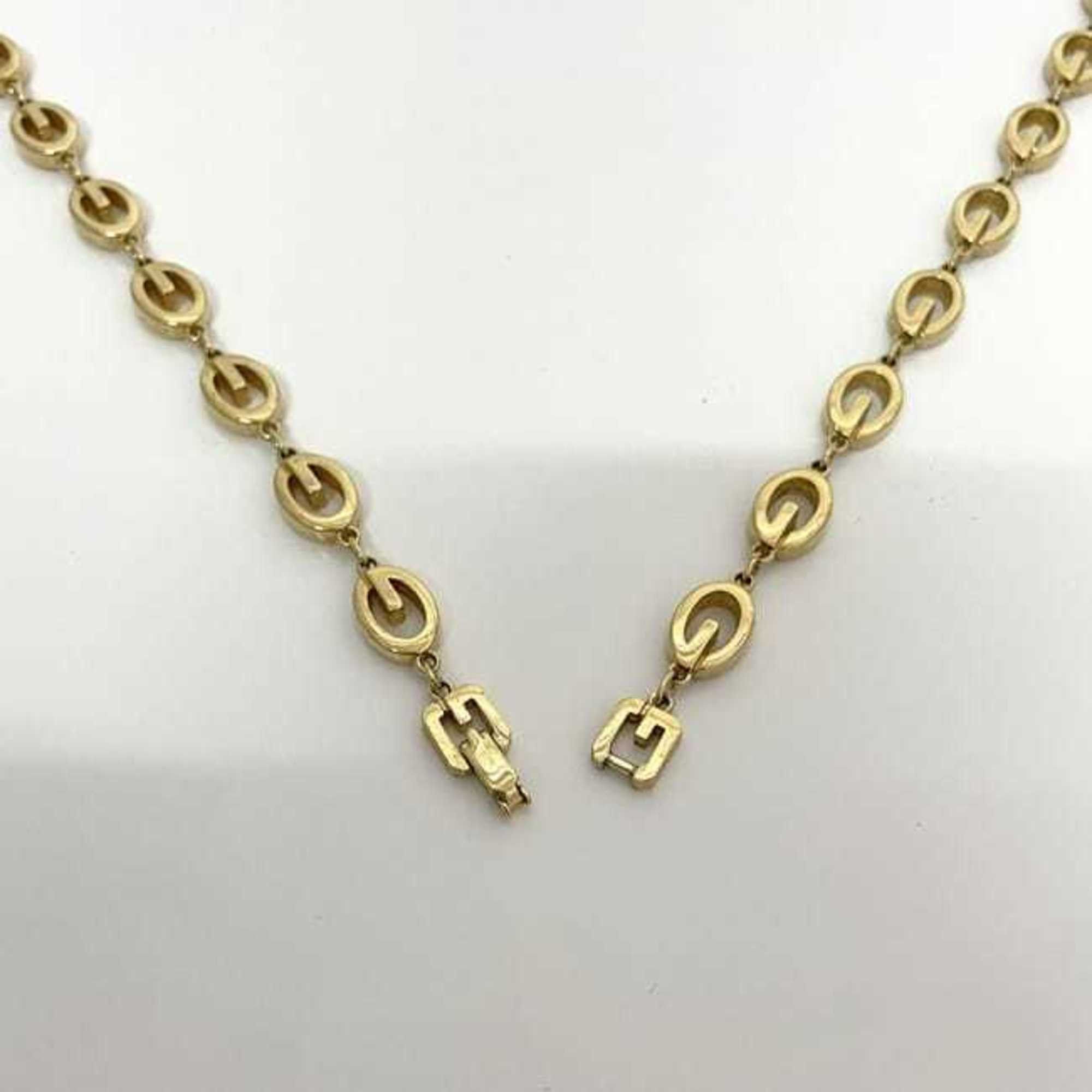 Givenchy Givenchy Long Necklace ec-23367 Gold Metal GIVENCHY G Women's Retro Size ONE SIZE - 6 Thumbnail