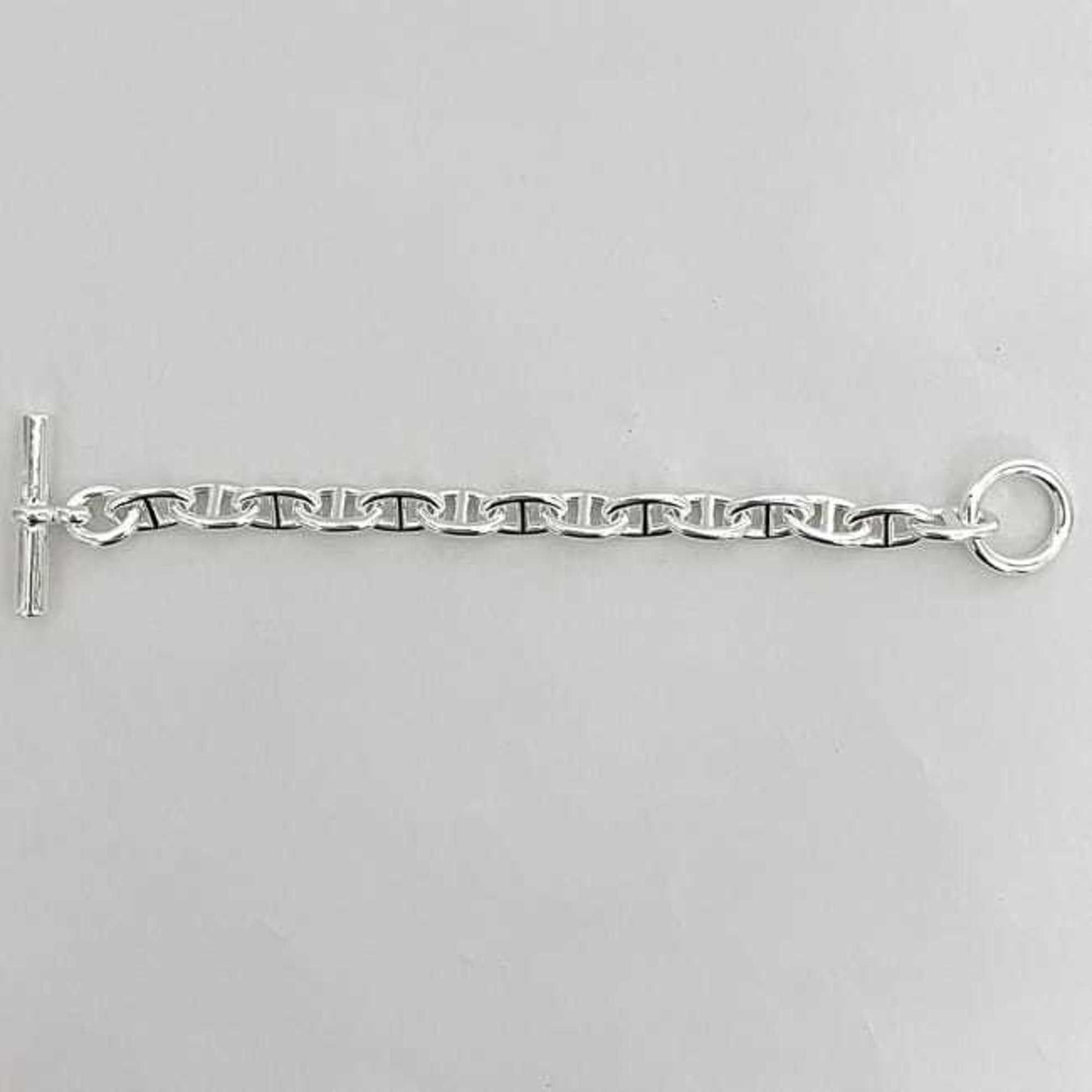 Hermes Hermes Bracelet Chaine d'Ancre MM 14 links f-23584 Silver Ag 925 21C122459 HERMES Chain Men's Women's bracelet Engraved Size ONE SIZE - 3 Thumbnail