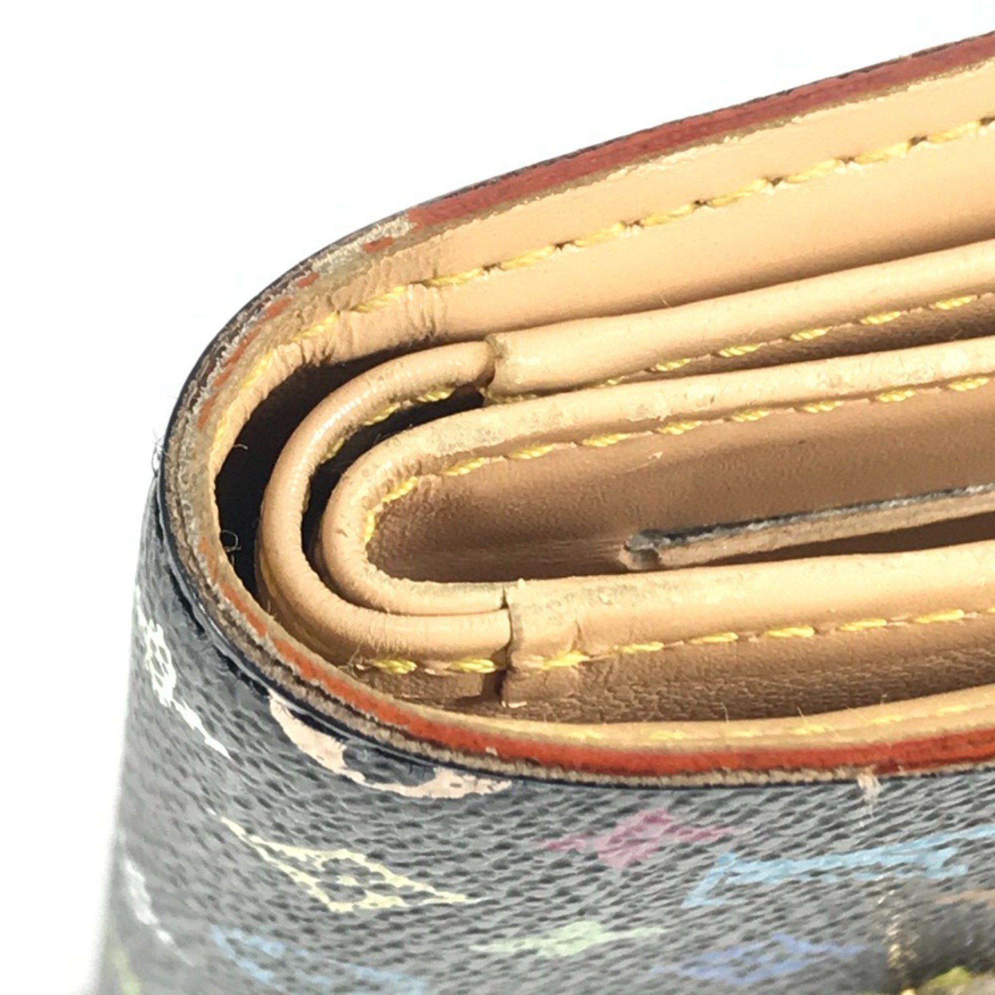 Louis Vuitton LOUIS VUITTON M58015 Monogram Multicolor Portefeuille Koala Compact Wallet Tri-fold Canvas Women's Noir Black Size ONE SIZE - 15 Thumbnail