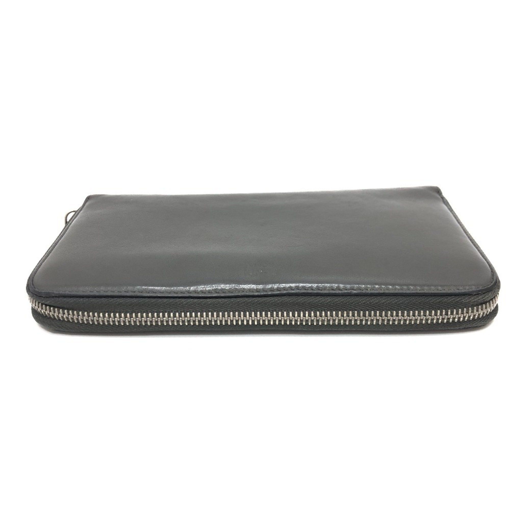 Fendi FENDI 7M0276 Zucca Pattern Travel Wallet Long Leather Women's Gray Size ONE SIZE - 5 Thumbnail