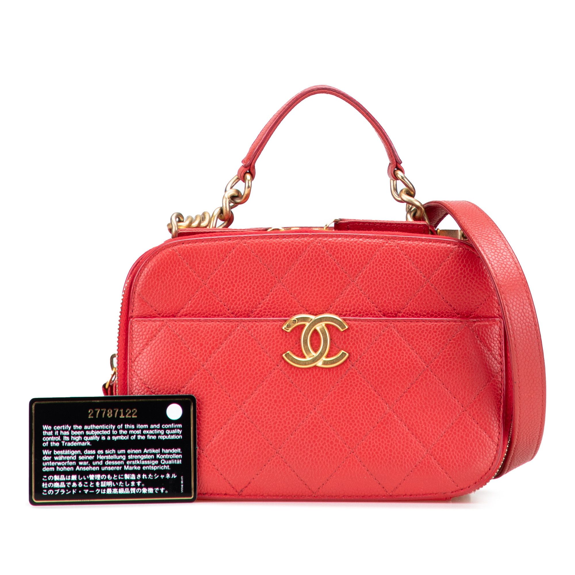 Chanel Chanel Small Quilted Caviar Top Handle Camera Bag Size ONE SIZE - 13 Thumbnail