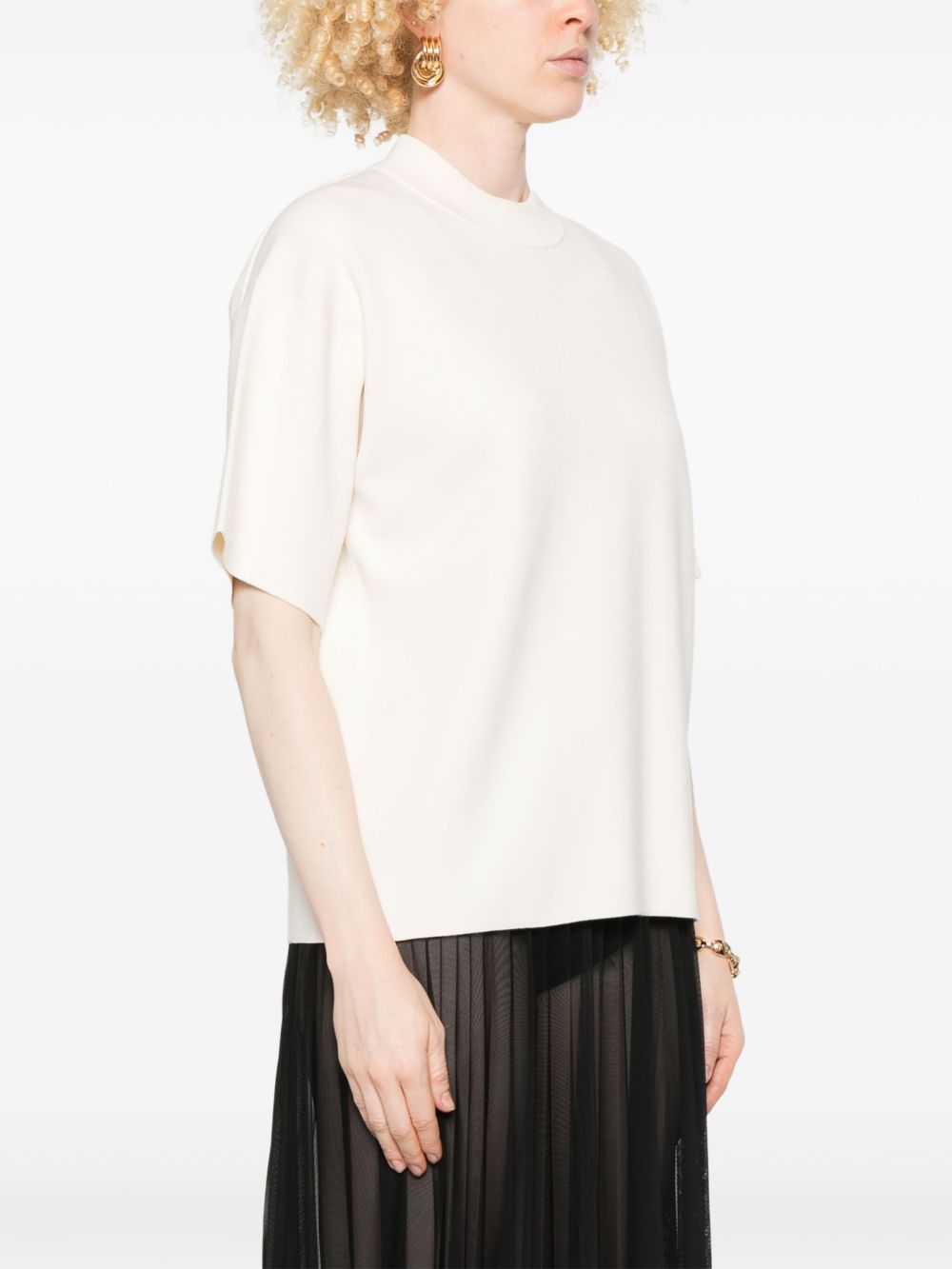Max Mara COTTON T-SHIRT Size M / US 6-8 / IT 42-44 - 3 Thumbnail