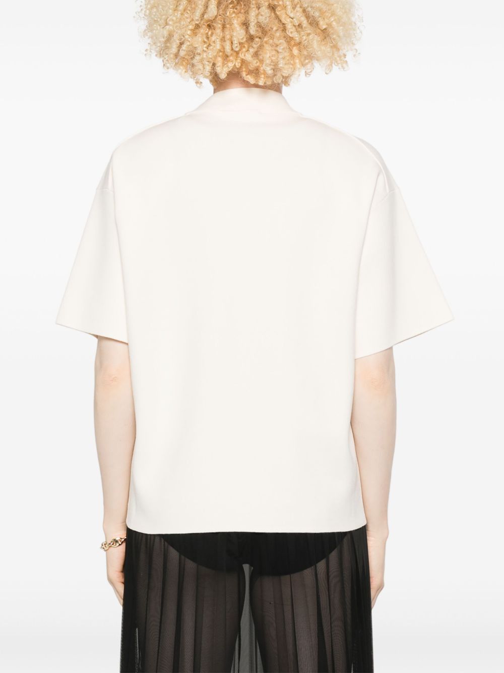 Max Mara COTTON T-SHIRT Size M / US 6-8 / IT 42-44 - 4 Thumbnail