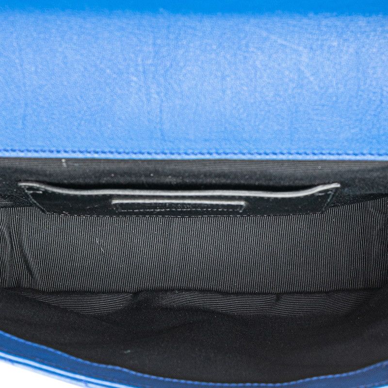 Yves Saint Laurent Yves Saint Laurent Saint Laurent College Monogram Sheepskin Shoulder Bag Leather Shoulder Bag 403118 Size ONE SIZE - 12 Thumbnail