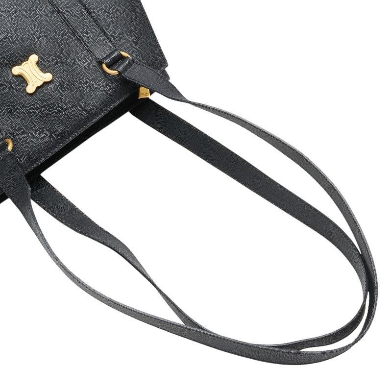Celine Celine Celine Triomphe Leather Shoulder Bag Leather Shoulder Bag Size ONE SIZE - 11 Thumbnail