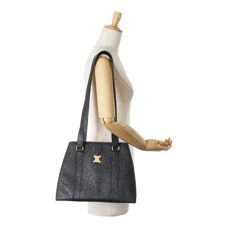 Celine Celine Celine Triomphe Leather Shoulder Bag Leather Shoulder Bag Size ONE SIZE - 16 Thumbnail