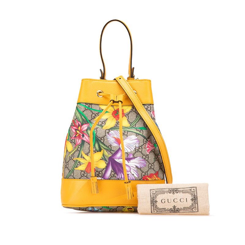Gucci Gucci Gucci GG Flora PVC 2way bag Canvas Shoulder Bag 550621 DUTY FREE for USA Size ONE SIZE - 10 Thumbnail