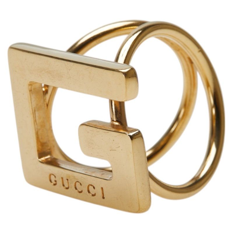 Gucci Gucci Gucci G Logo Scarf Ring Metal Other DUTY FREE for USA Size ONE SIZE - 2 Thumbnail