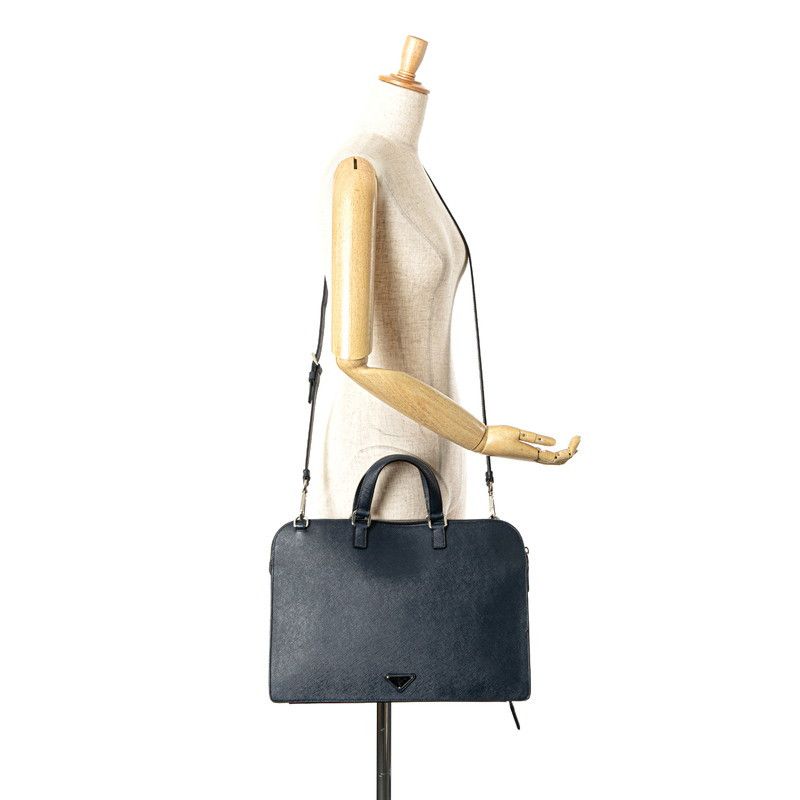 Prada Prada Prada Saffiano 2way business bag Leather Business Bag Size ONE SIZE - 13 Thumbnail