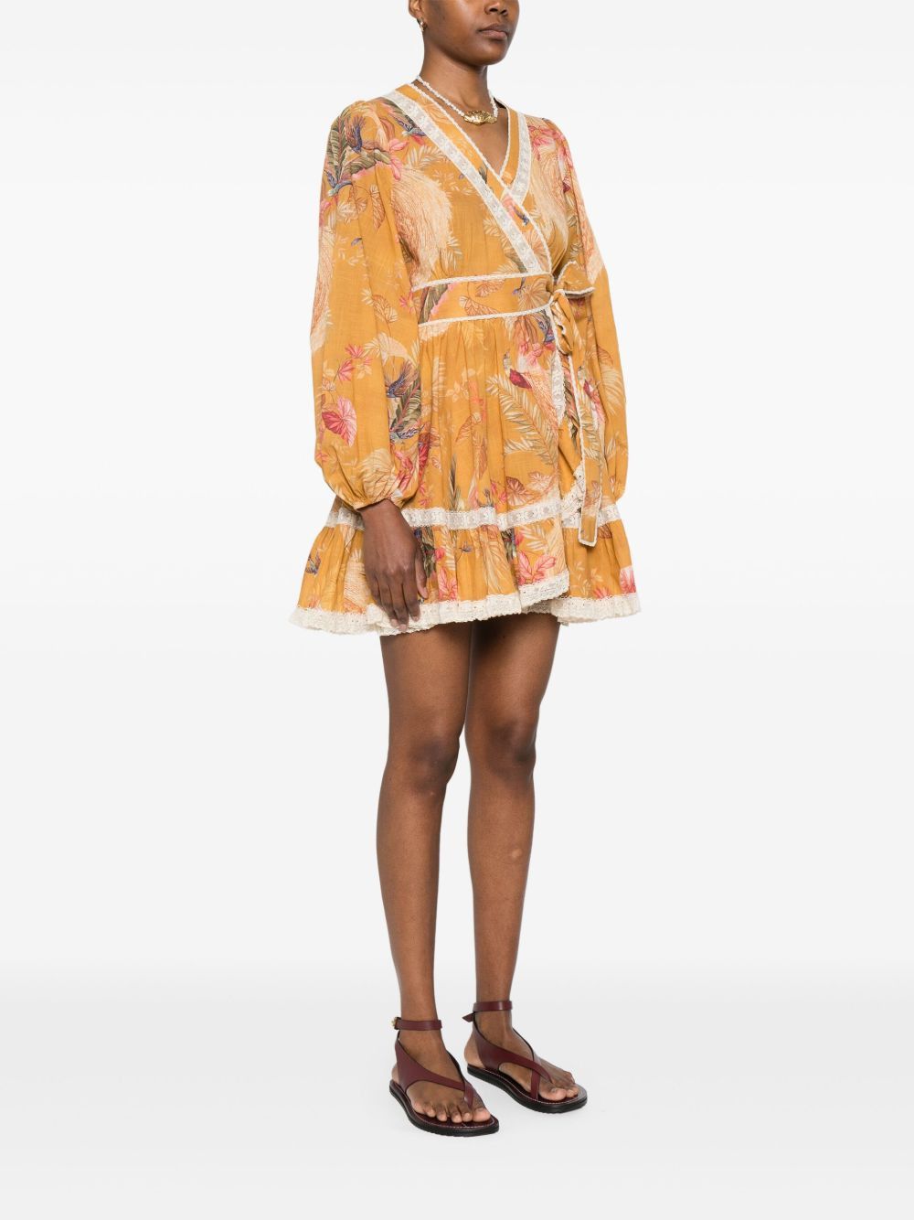 Zimmermann ASCENSION COTTON MINI DRESS Size M / US 6-8 / IT 42-44 - 3 Thumbnail