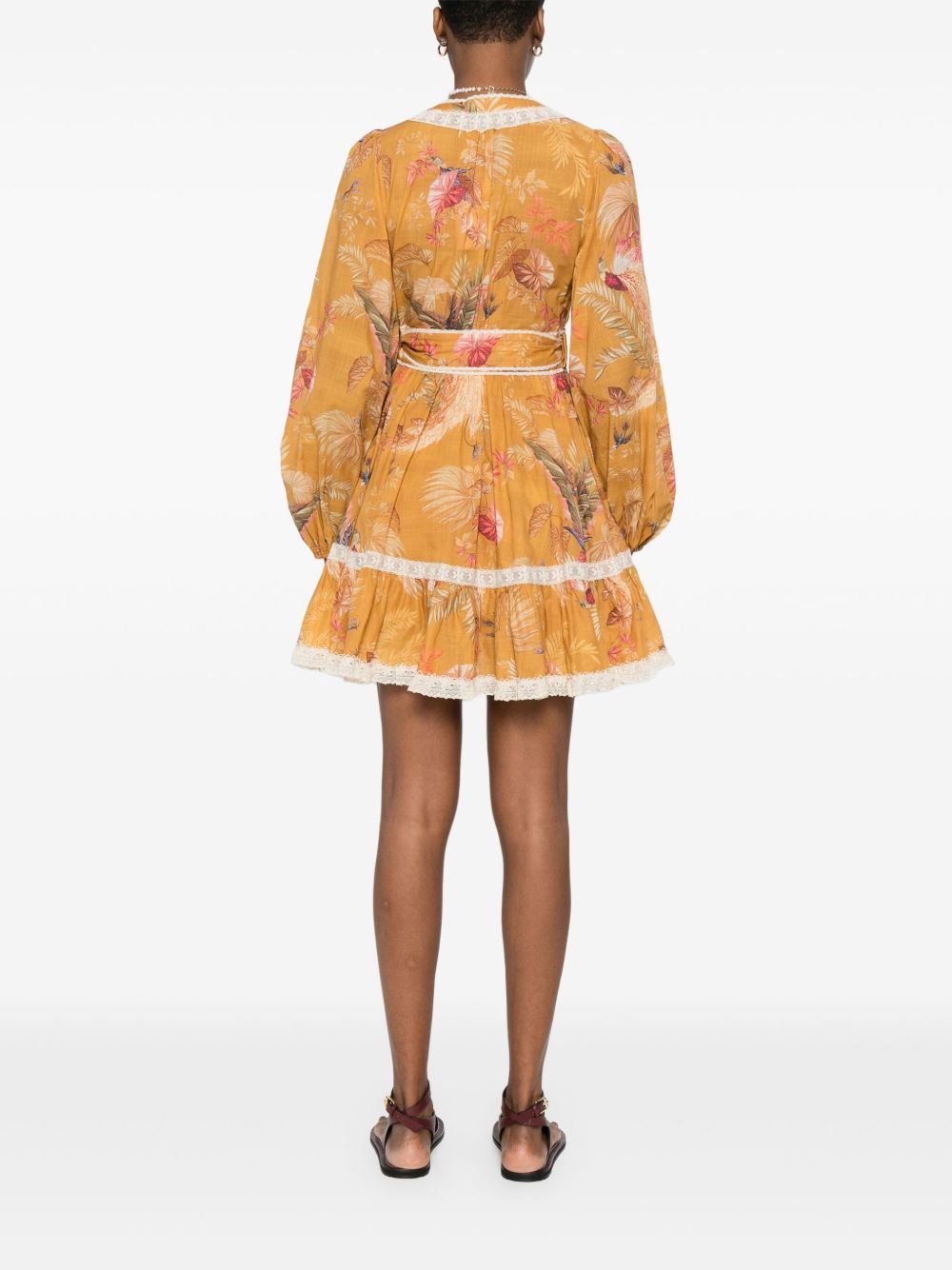 Zimmermann ASCENSION COTTON MINI DRESS Size M / US 6-8 / IT 42-44 - 5 Thumbnail