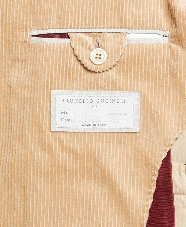 Brunello Cucinelli Cord blazer Size 52R - 2 Thumbnail