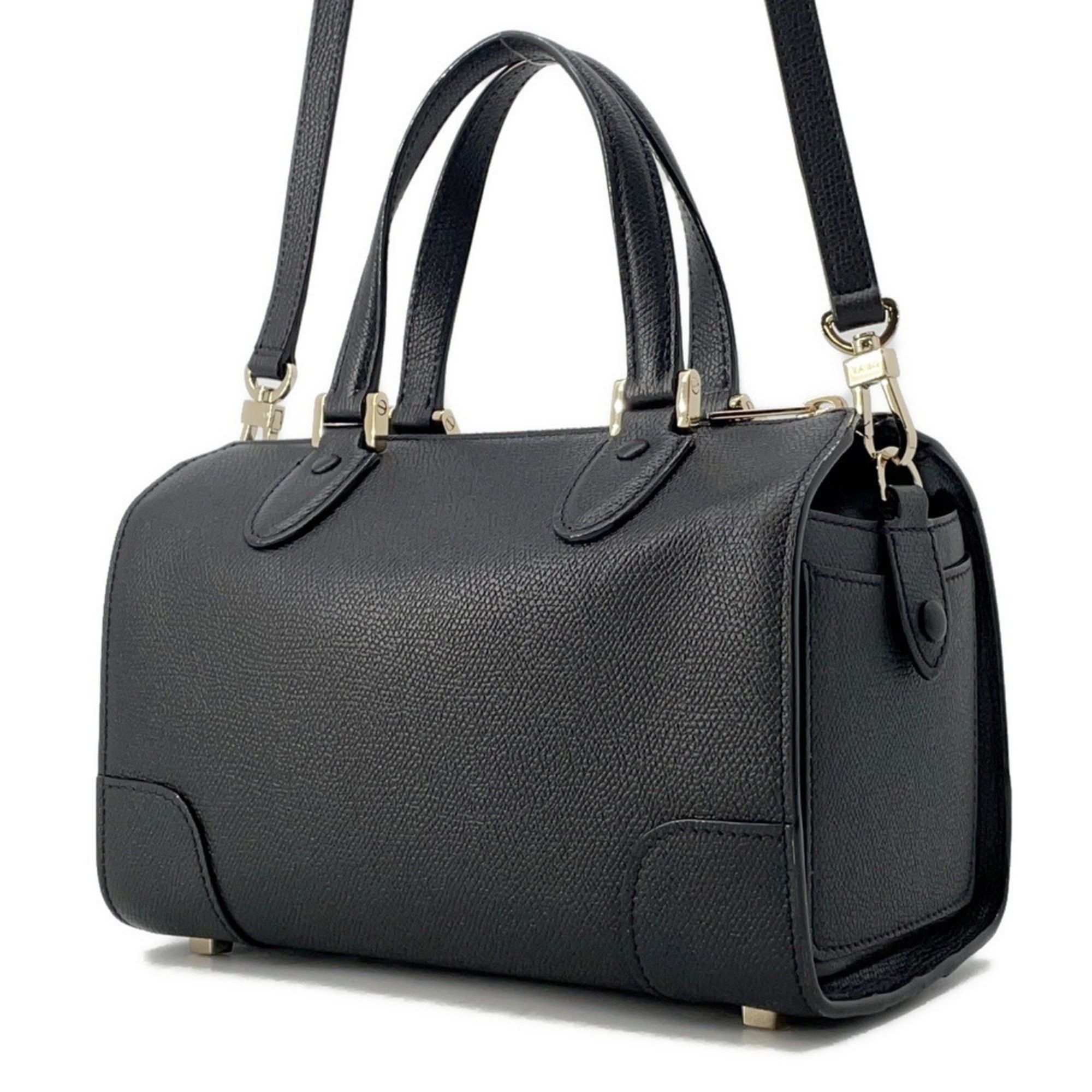 Valextra Handbag Babila Mini Leather WBBB0031028LOC99NN Shoulder