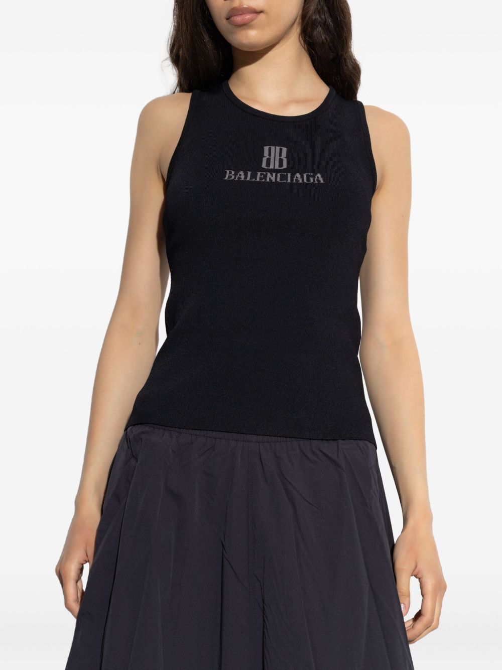 Balenciaga LOGO TANK TOP Size M / US 6-8 / IT 42-44 - 2 Thumbnail