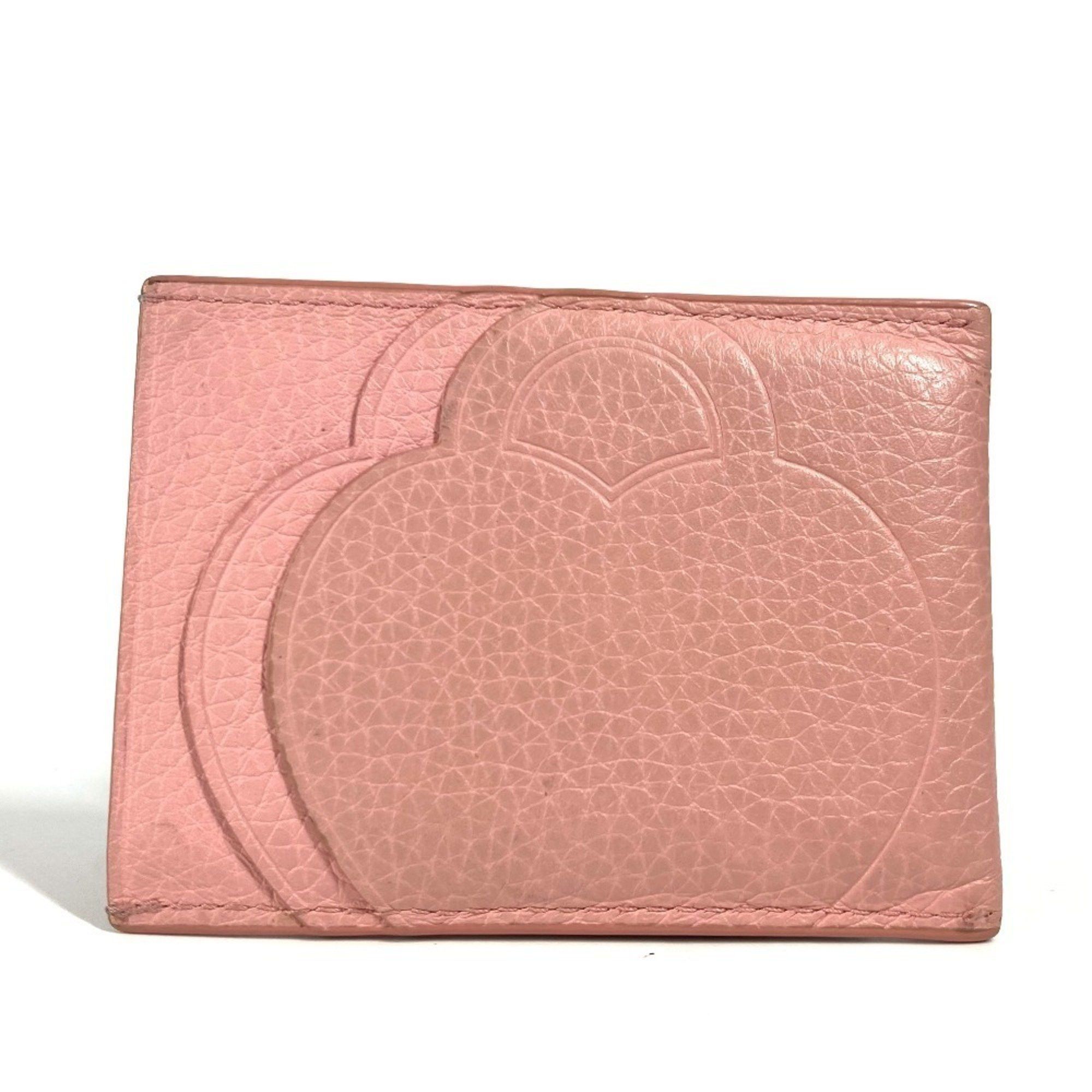 Tiffany & Co. TIFFANY&Co. Tiffany Return to Heart Business Card Holder Pass Case Holder/Card Leather Women's Pink Size ONE SIZE - 2 Thumbnail