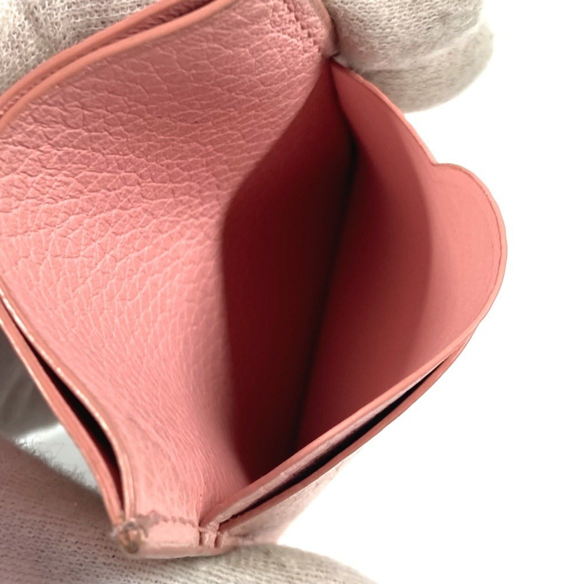 Tiffany & Co. TIFFANY&Co. Tiffany Return to Heart Business Card Holder Pass Case Holder/Card Leather Women's Pink Size ONE SIZE - 10 Thumbnail