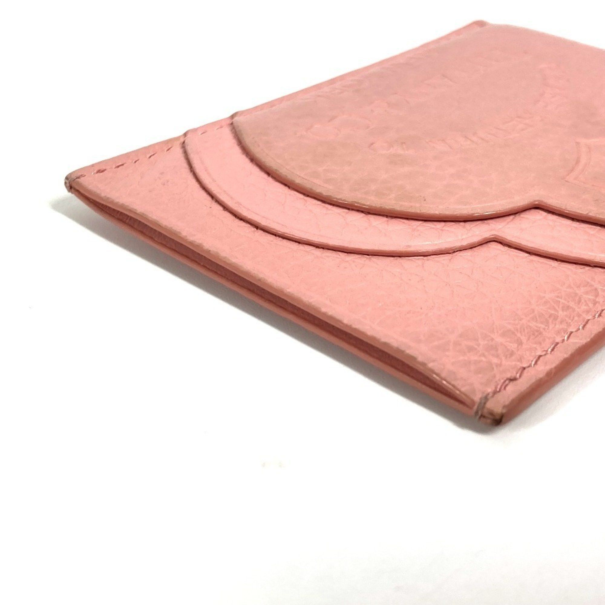 Tiffany & Co. TIFFANY&Co. Tiffany Return to Heart Business Card Holder Pass Case Holder/Card Leather Women's Pink Size ONE SIZE - 3 Thumbnail