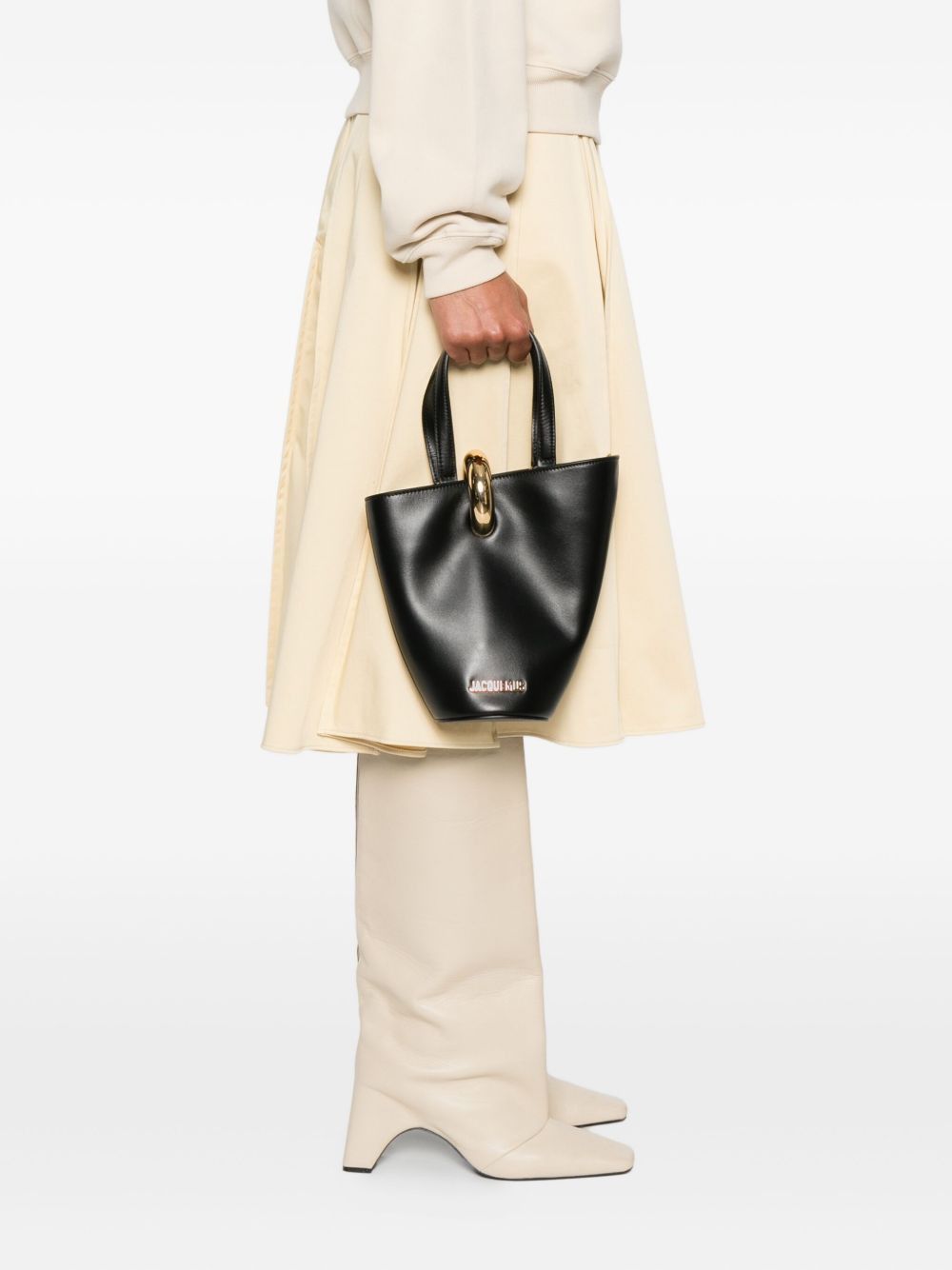 Jacquemus LE PETIT BAMBOLA LEATHER BUCKET BAG Size ONE SIZE - 3 Thumbnail