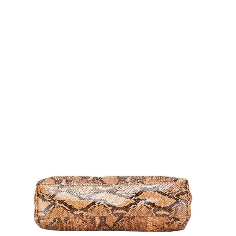 Prada Prada Prada B11189 Python Leather Handbag Leather Handbag B11189 Size ONE SIZE - 3 Thumbnail