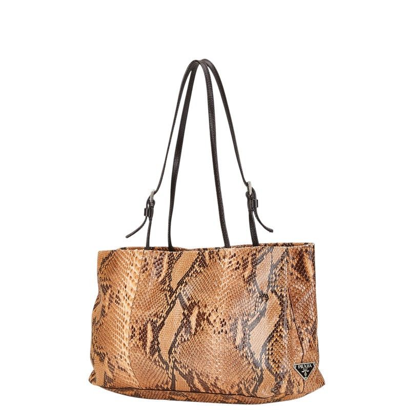 Prada Prada Prada B11189 Python Leather Handbag Leather Handbag B11189 Size ONE SIZE - 2 Thumbnail