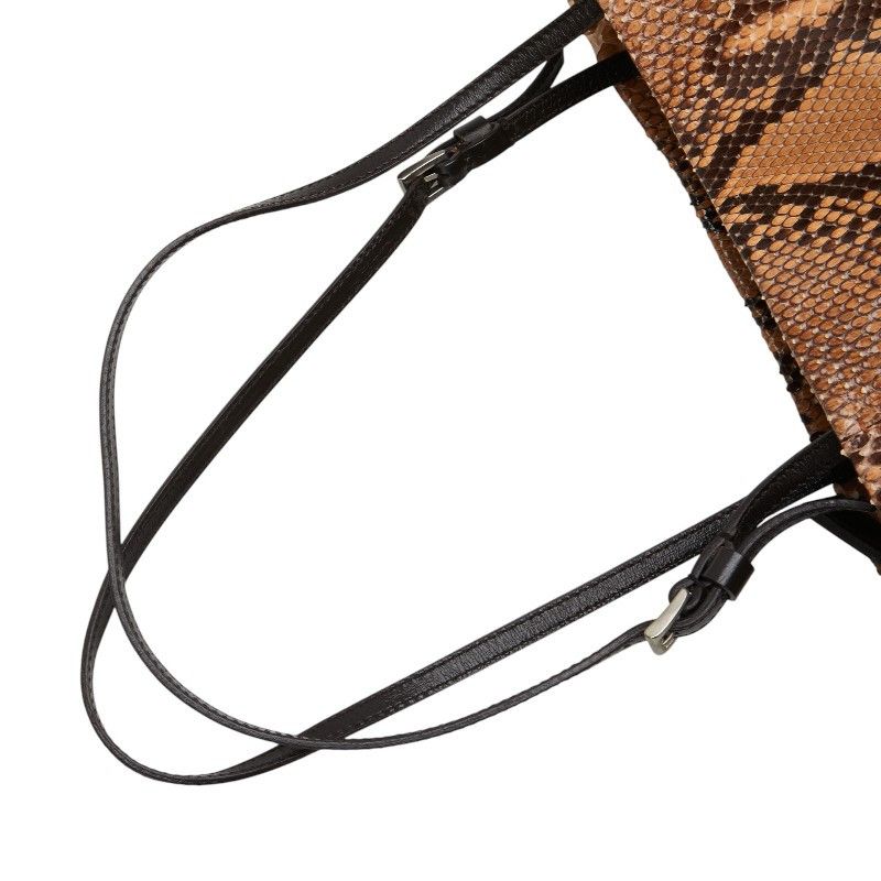Prada Prada Prada B11189 Python Leather Handbag Leather Handbag B11189 Size ONE SIZE - 4 Thumbnail