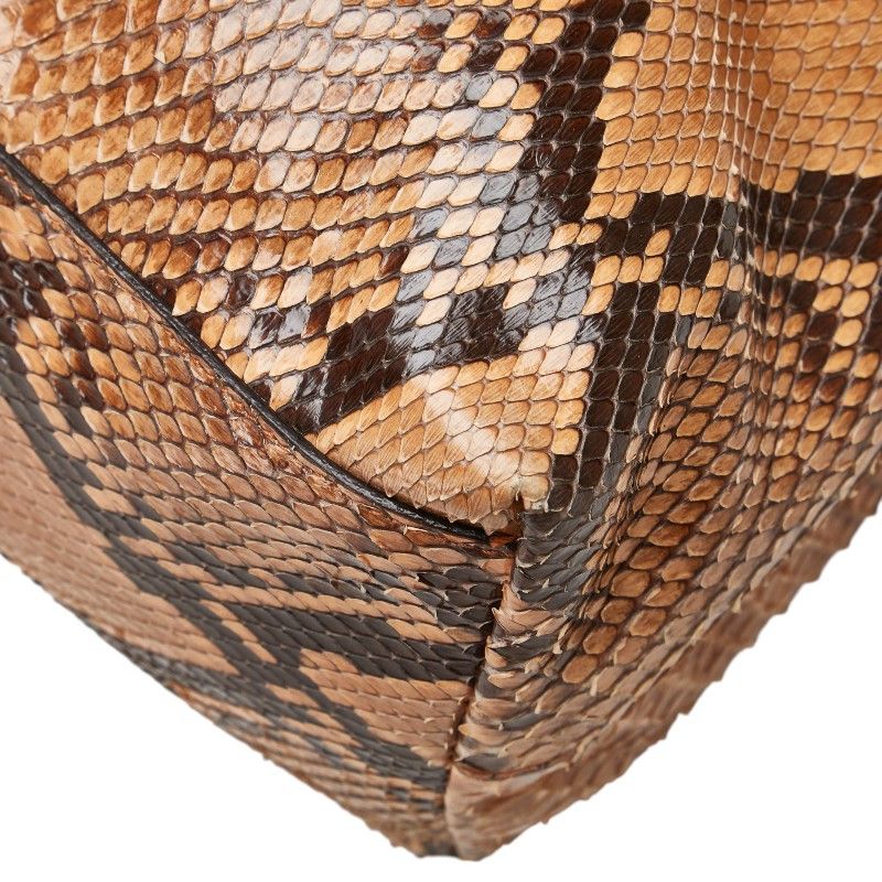 Prada Prada Prada B11189 Python Leather Handbag Leather Handbag B11189 Size ONE SIZE - 6 Thumbnail