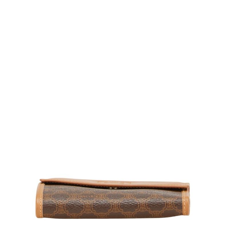 Celine Celine Macadam PVC Leather Wallet Leather Short Wallet Womenswear