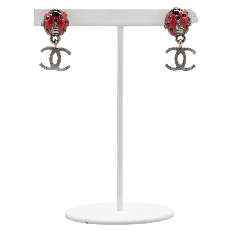 Chanel Chanel Chanel Coco Mark Ladybug Earrings Metal Earrings DUTY FREE for USA Size ONE SIZE - 2 Thumbnail