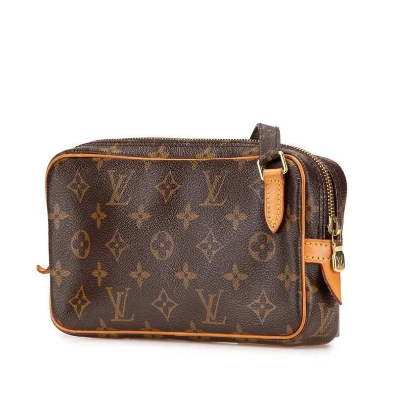 Louis Vuitton Louis Vuitton Louis Vuitton Pochette Marli Bandouliere Monogram Shoulder Bag Canvas Crossbody Bag M51828 Size ONE SIZE - 2 Thumbnail